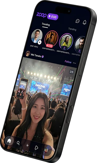 ZOOP app preview